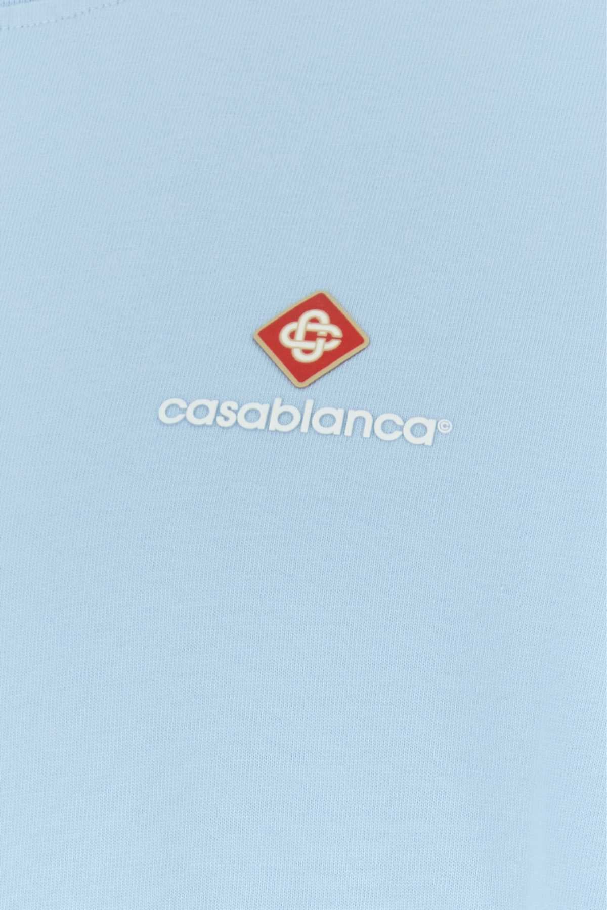 Casablanca Corelogo T-shirt — Blue, view 3
