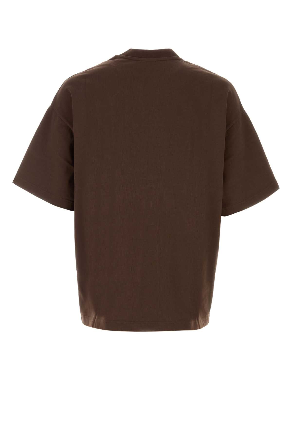 Casablanca Code T-Shirt — Brown, view 2