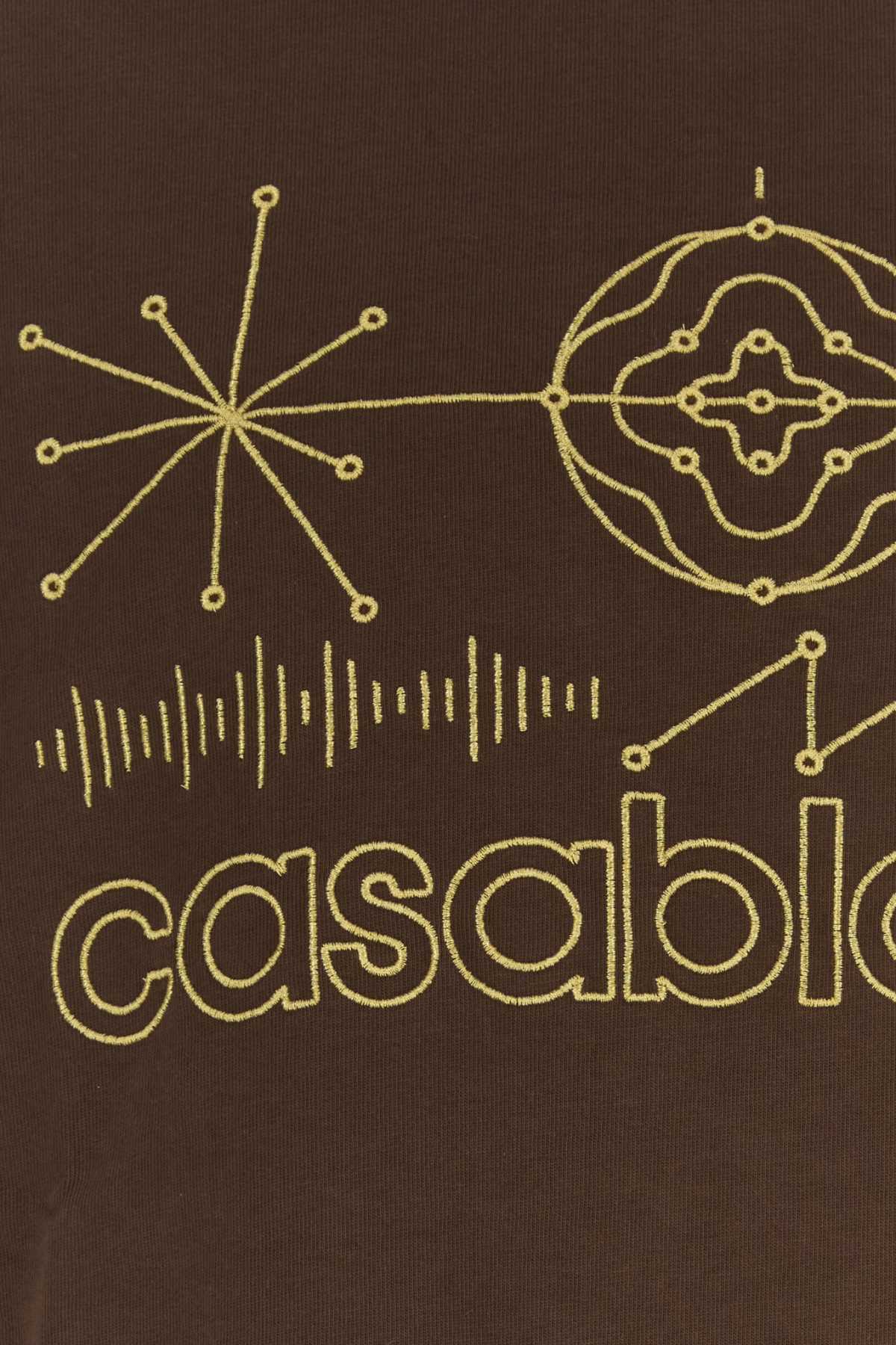 Casablanca Code T-Shirt — Brown, view 3
