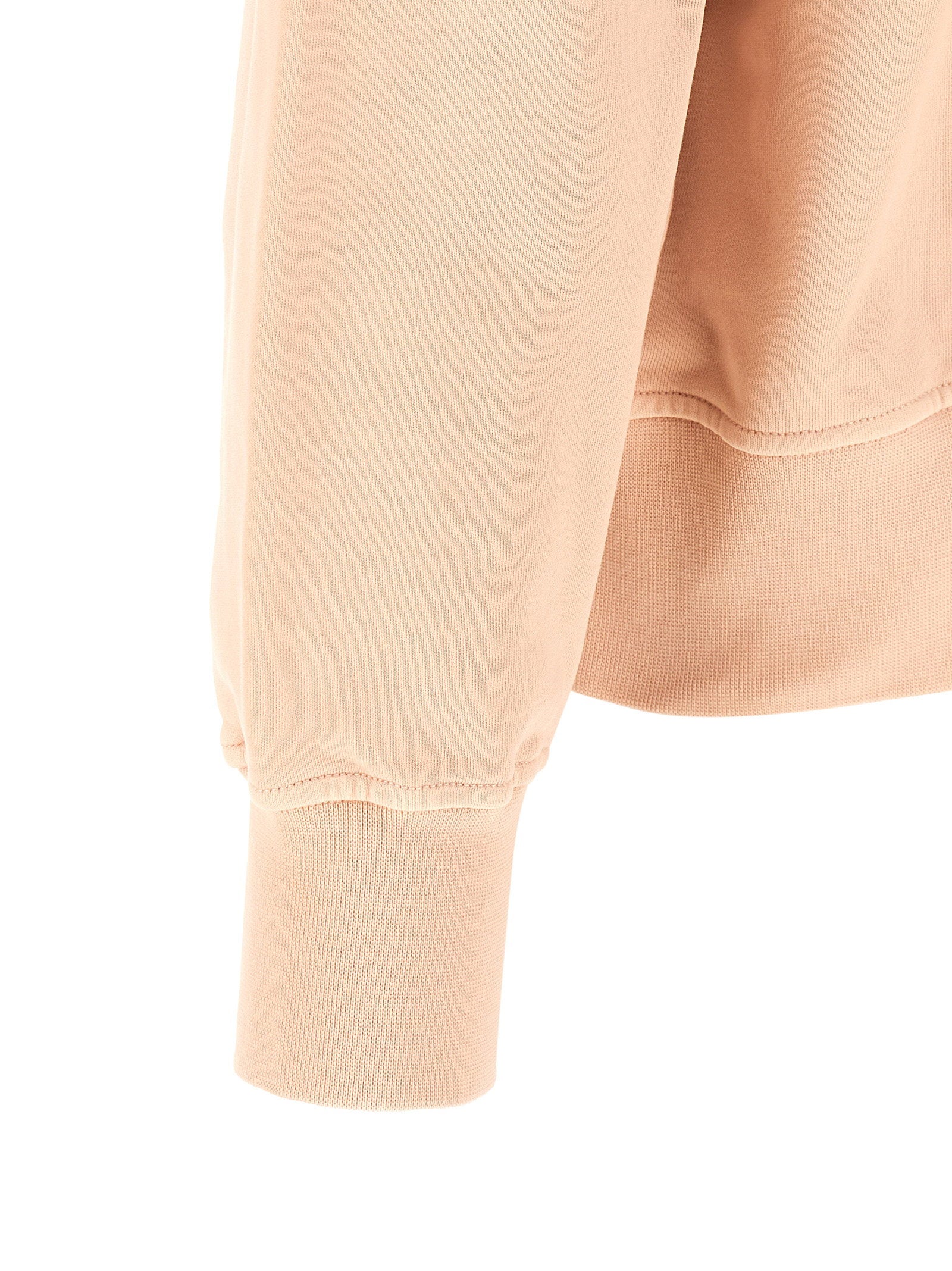 Stone Island Garment-Dyed Cotton Sweatshirt — Pink - L, view 4