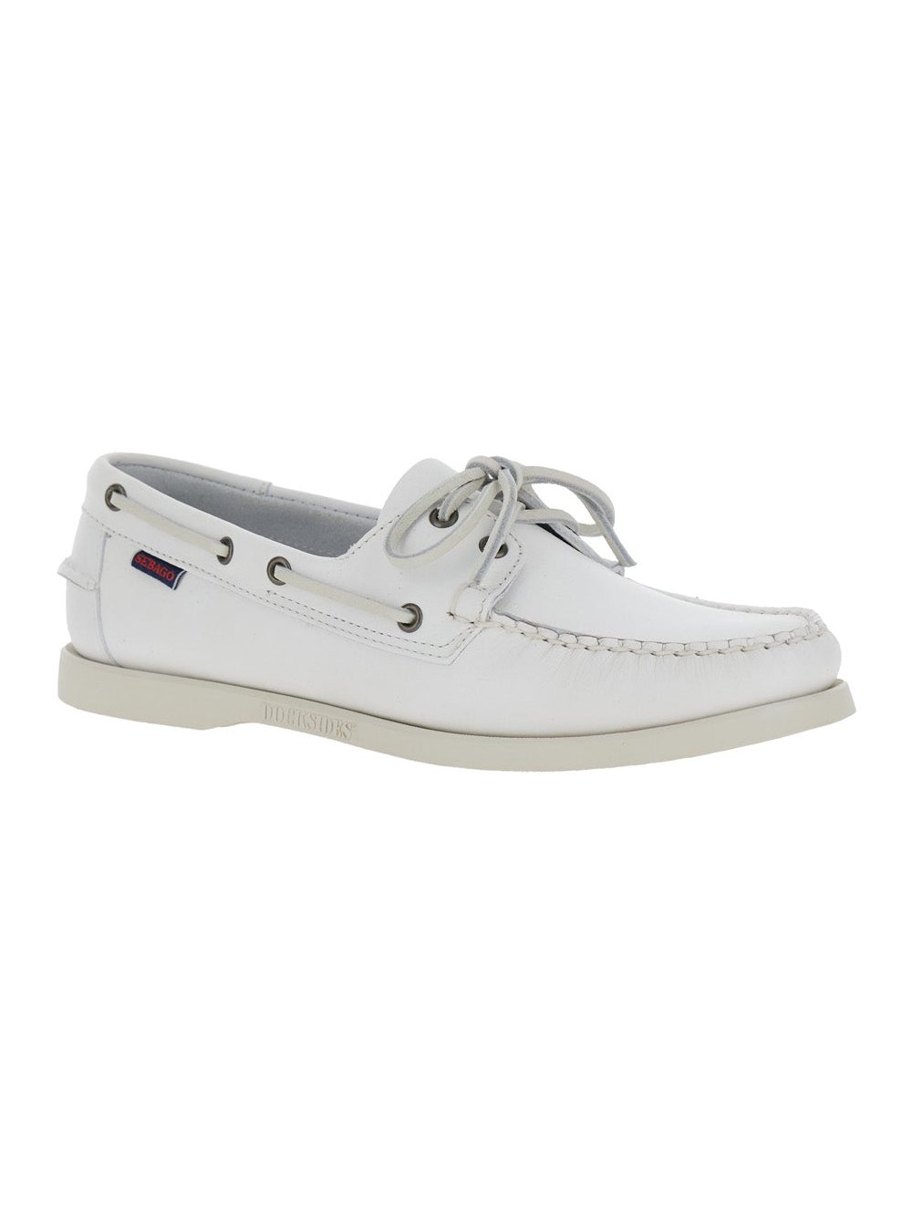 Sebago Docksides Portland Loafer — White, view 2