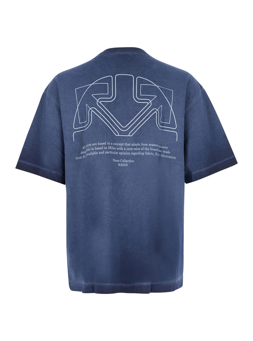 Off-White Offline Half Harrow T-Shirt — Blue, view 2
