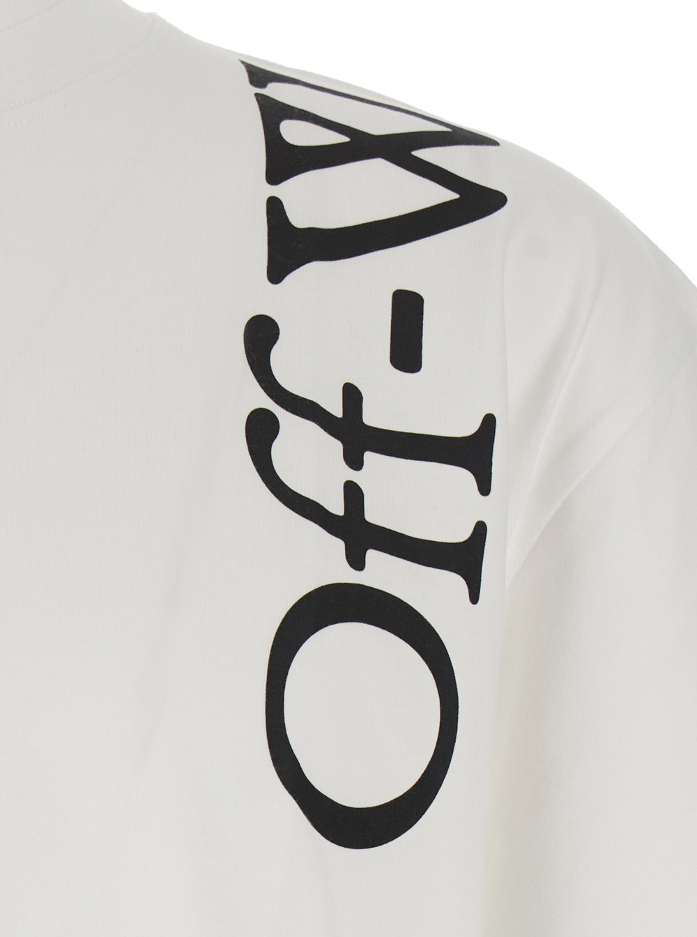 Off-White Logo-Printed T-Shirt — White, view 3