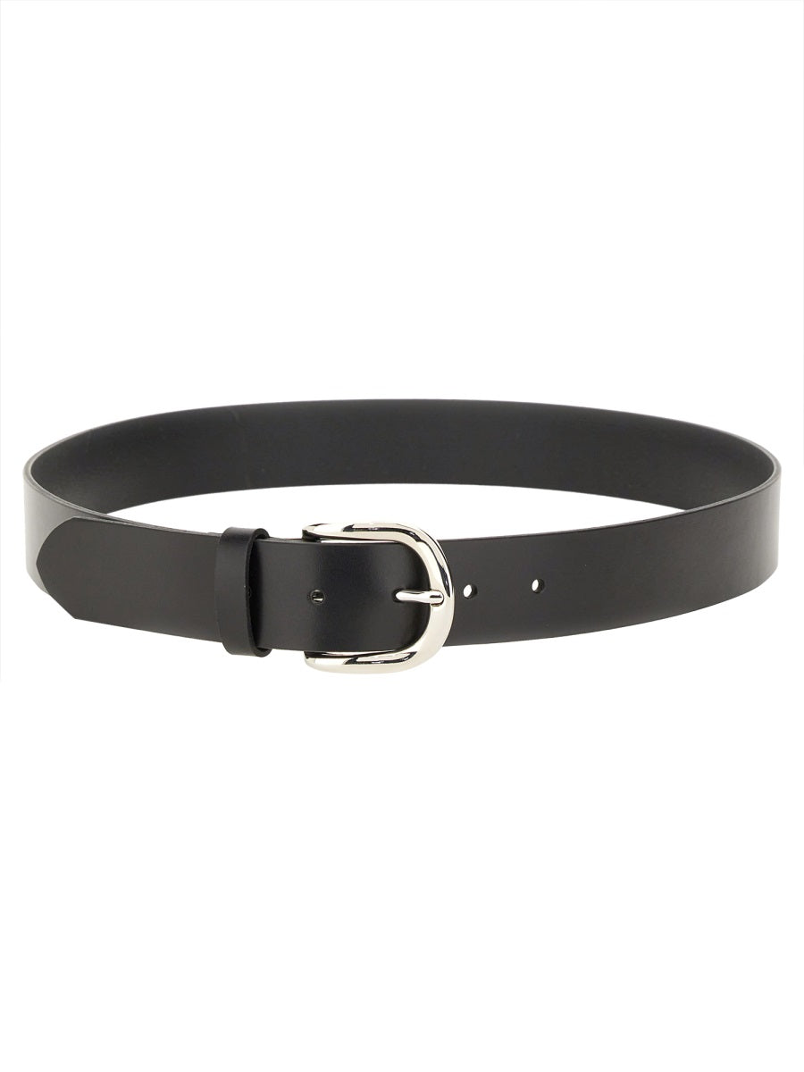 Isabel Marant Leather Belt — Black by Isabel Marant