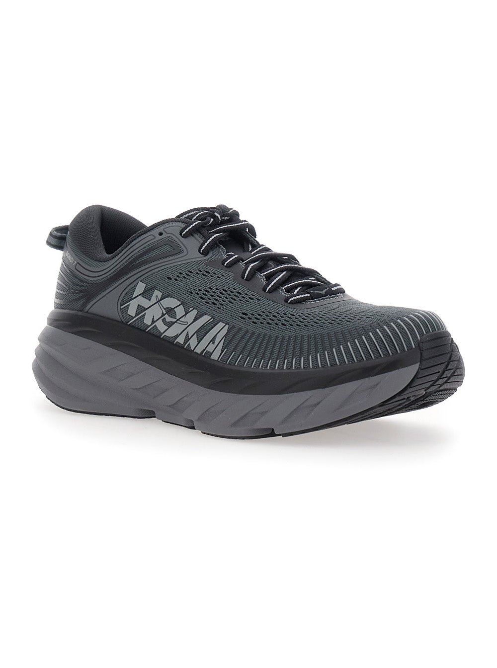 Hoka Bondi 7 Sneaker — Gray, view 2