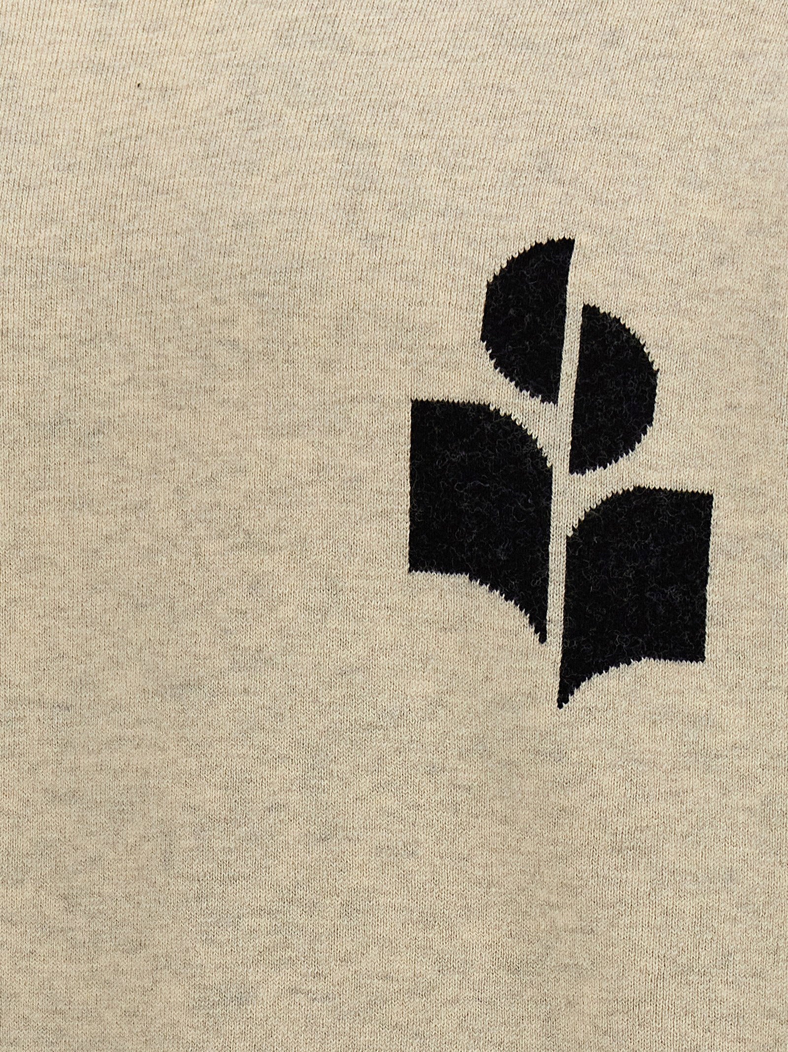 Marant Sweater — Beige, view 4