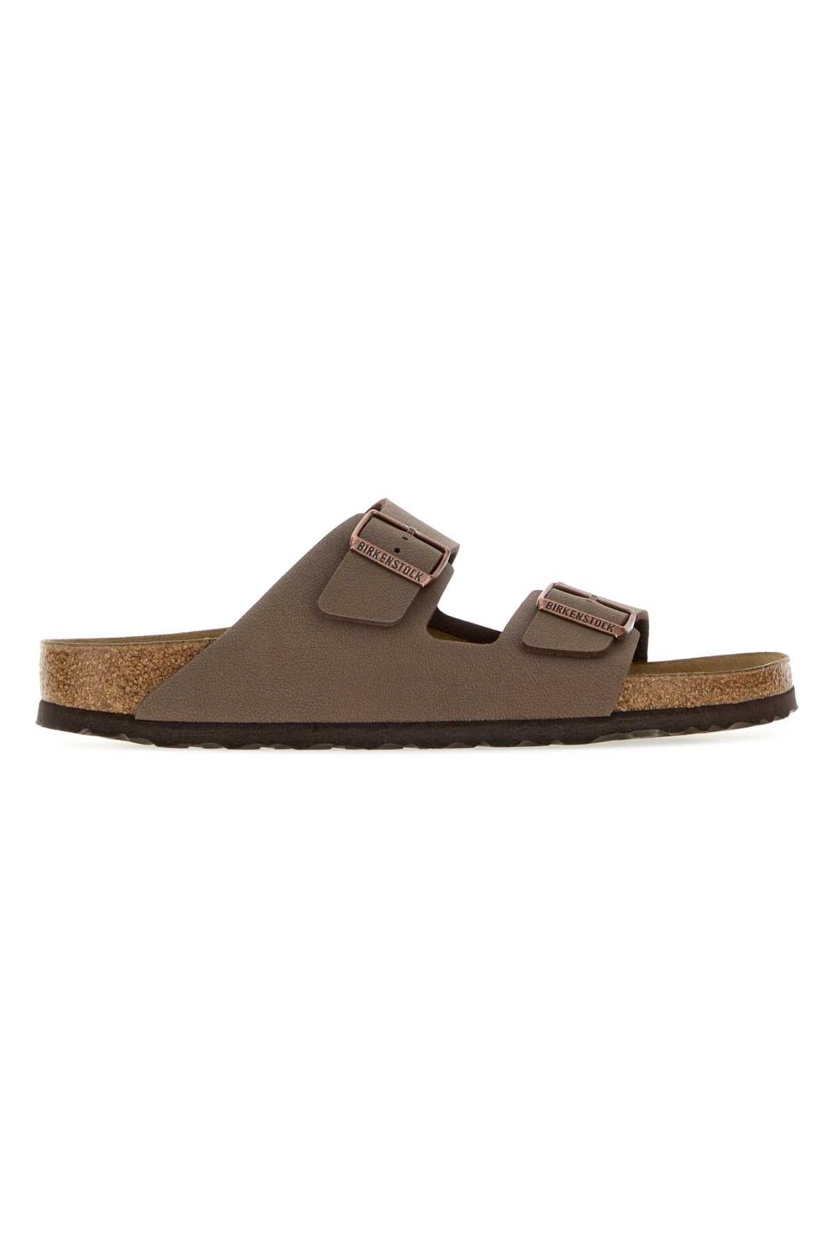 Birkenstock Birkibuc Slider — Brown by Birkenstock