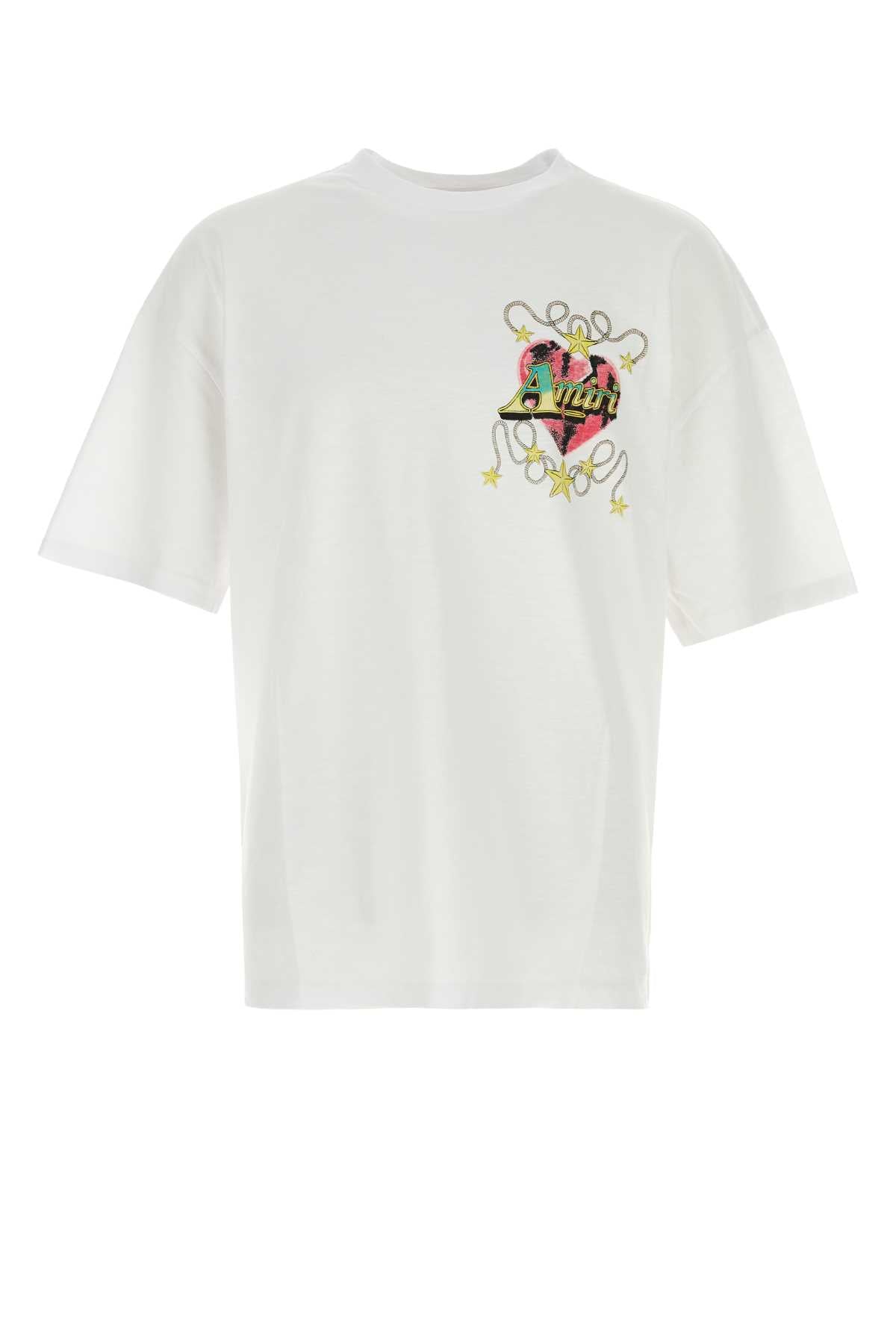 Amiri Heart T-Shirt — White by Amiri