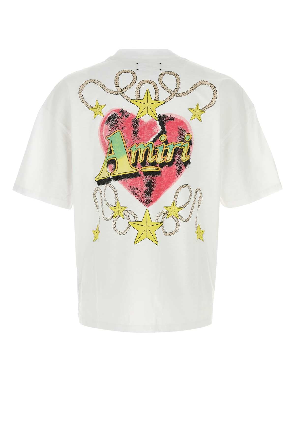 Amiri Heart T-Shirt — White, view 2