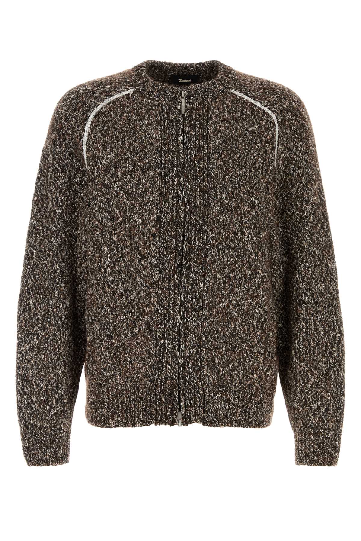 Herno Laminar Multi Cardigan — Gray by Herno Laminar