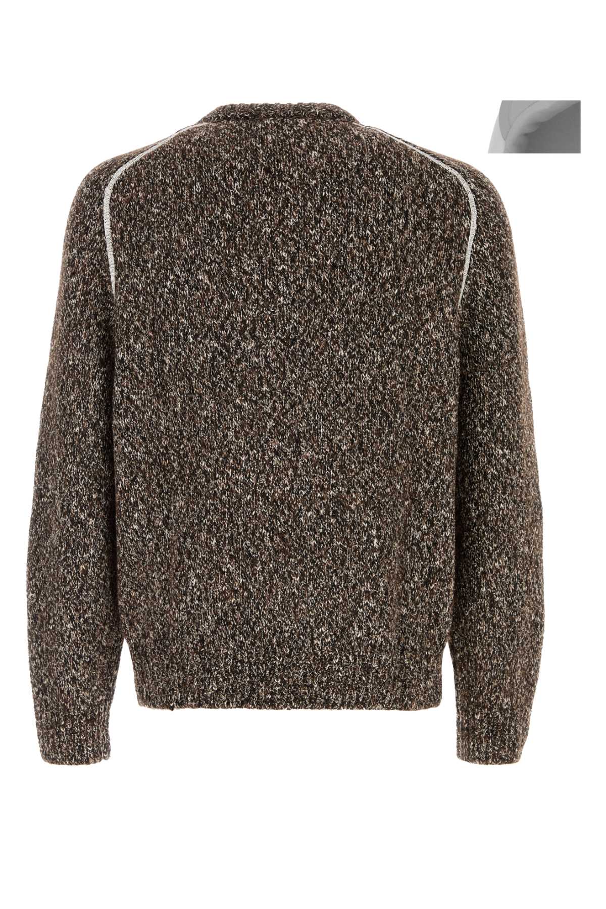 Herno Laminar Multi Cardigan — Gray, view 2