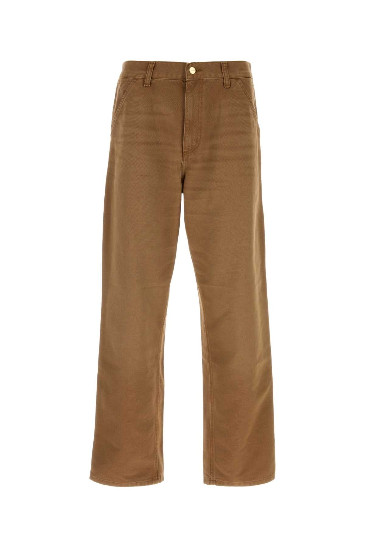 Carhartt Wip Single Knee Trousers — Brown by Carhartt Wip