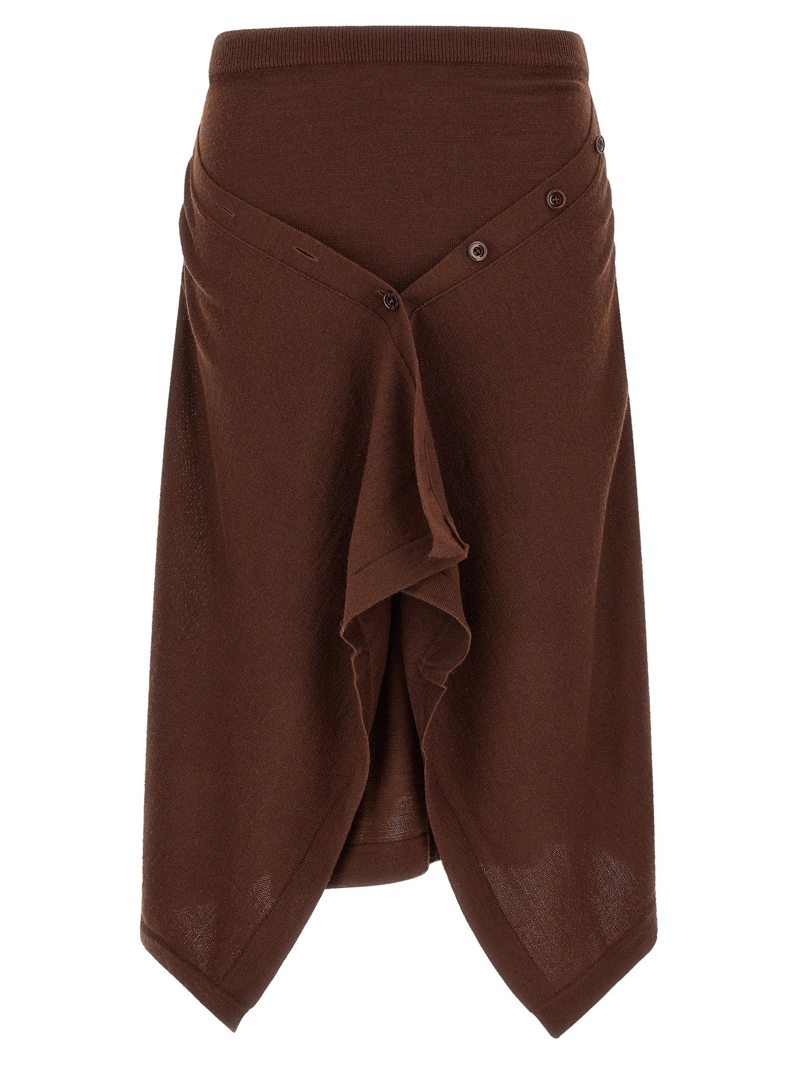 Lemaire Button Asymmetrical Skirt by Lemaire