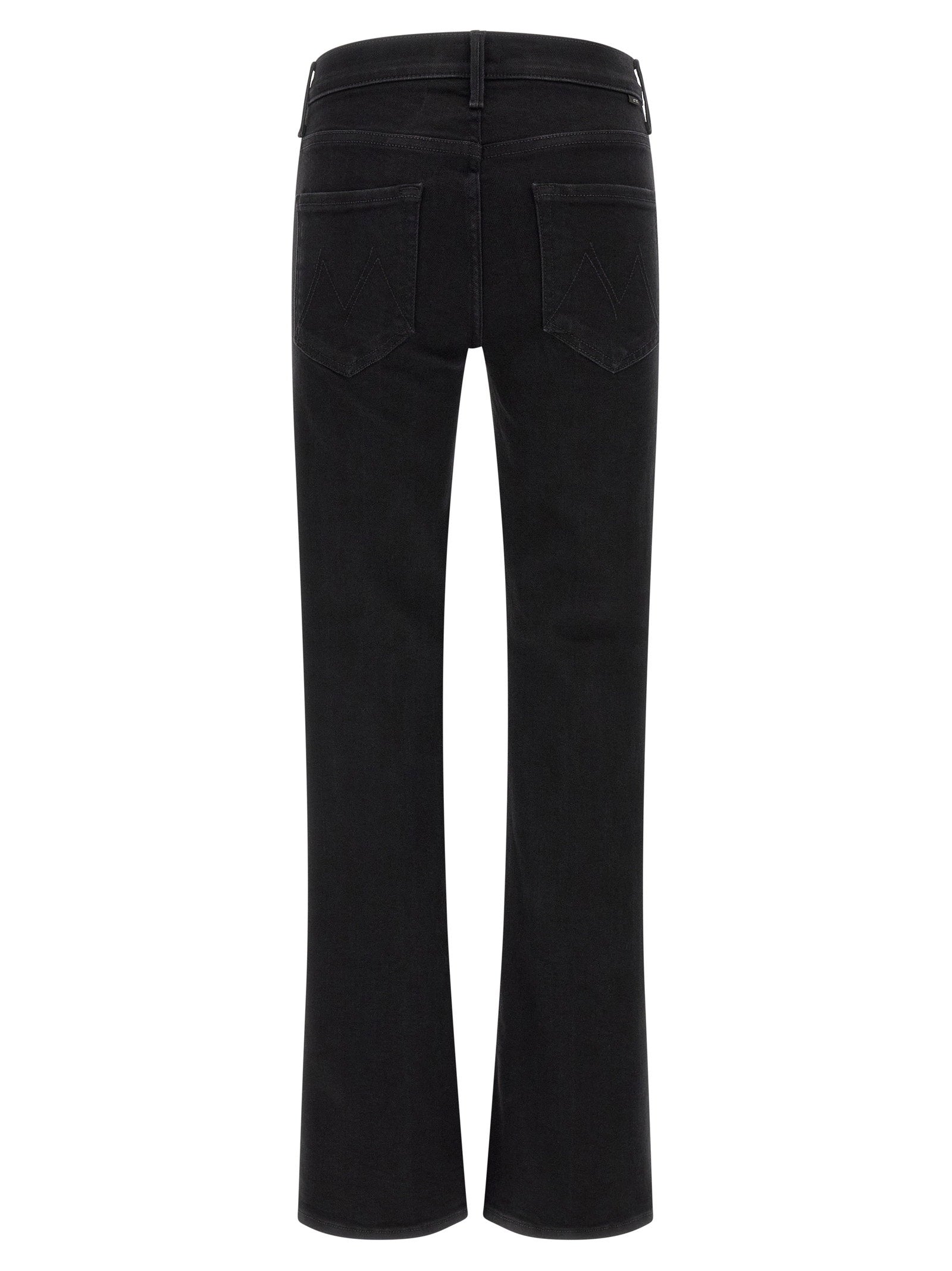 Mother Weekender Jeans — Black, view 2