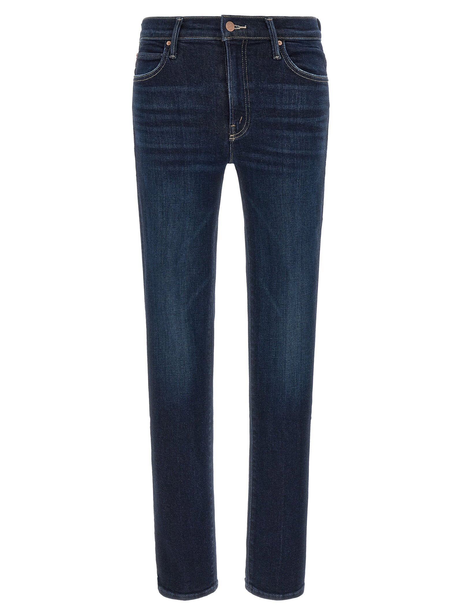 Mother Rascal Skimp Jeans — Dark Blue by Mother