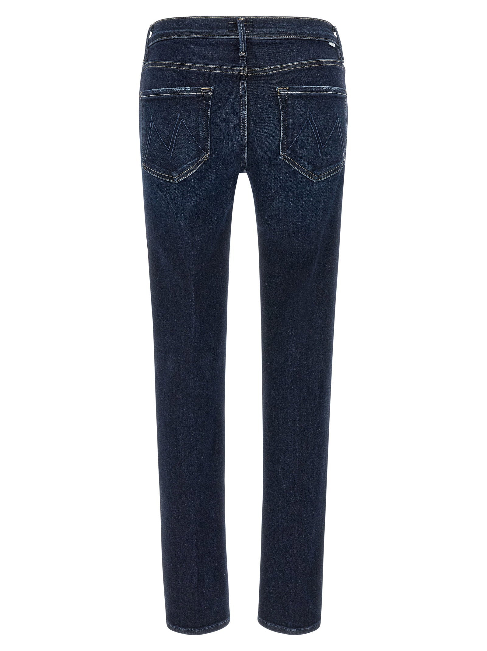 Mother Rascal Skimp Jeans — Dark Blue, view 2