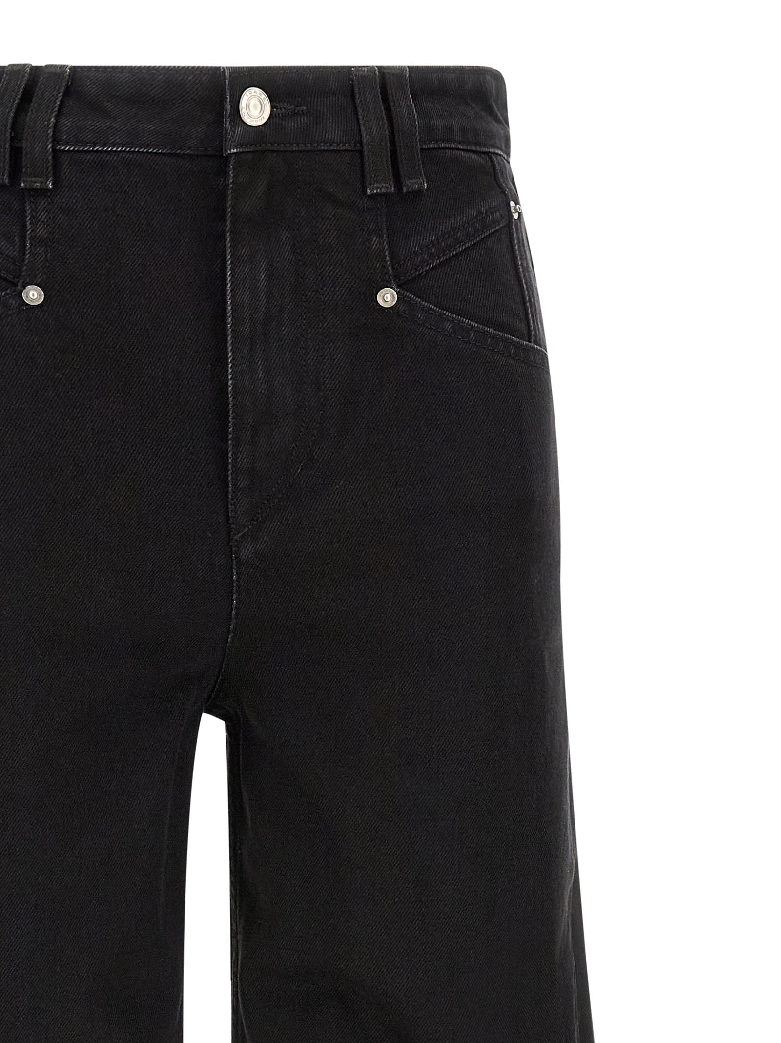 Marant Etoile Jeans — Black, view 3