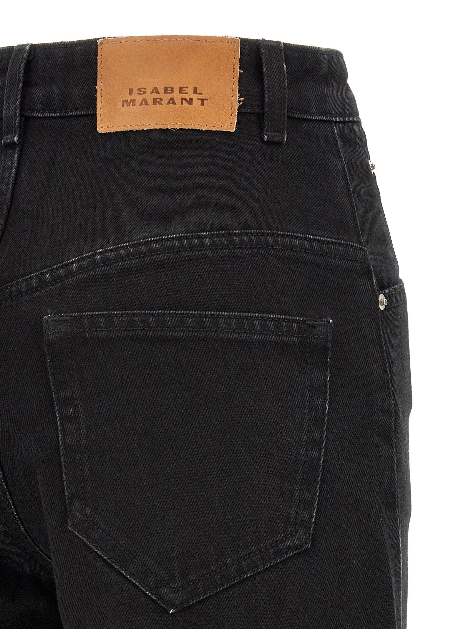 Marant Etoile Jeans — Black, view 4