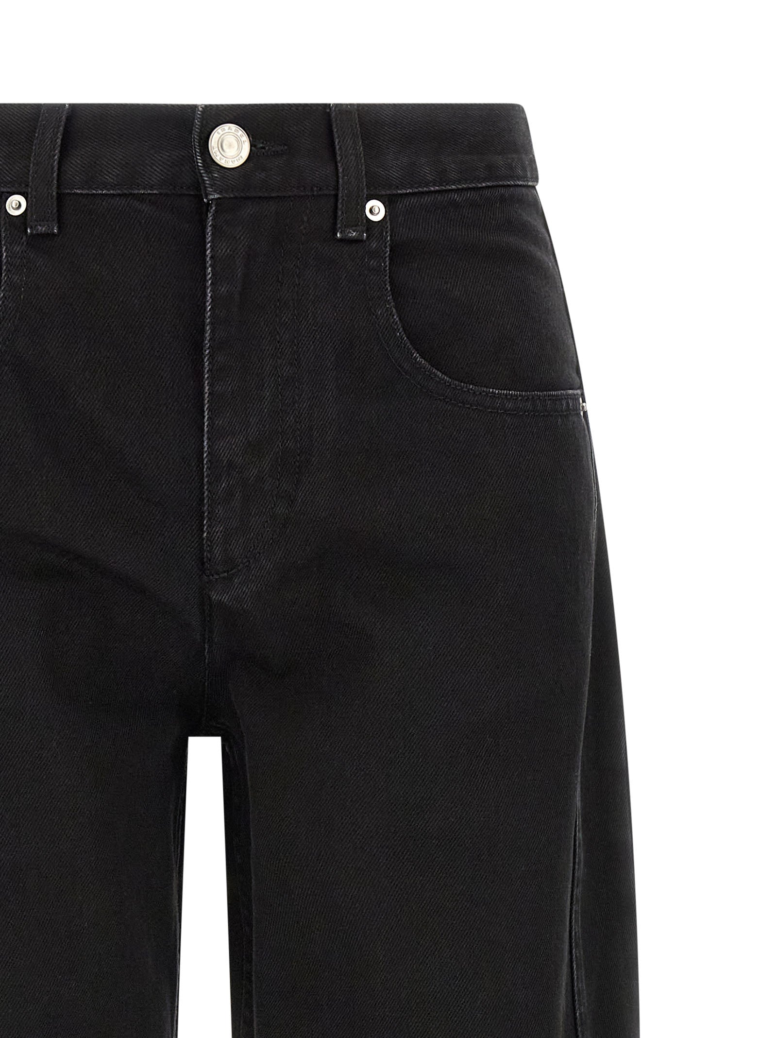 Marant Etoile Jeans — Black, view 3