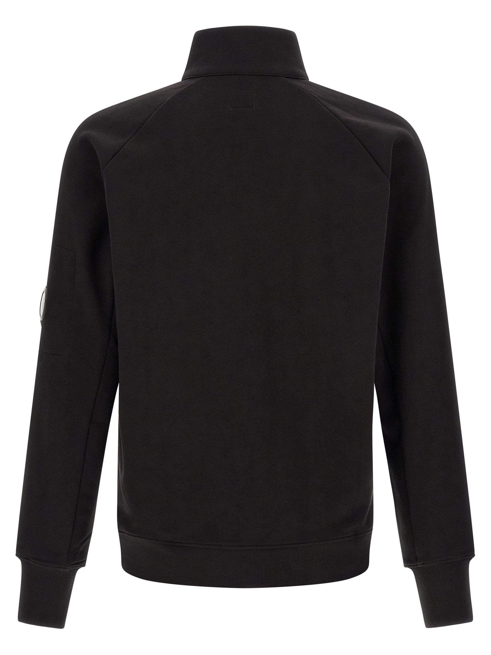 C.p. Company Diagonal Raised Fleece Sweatshirt — Black - M, view 2