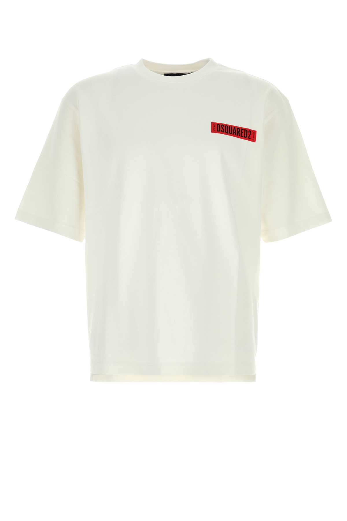 Dsquared2 Cotton T-Shirt — White by Dsquared2