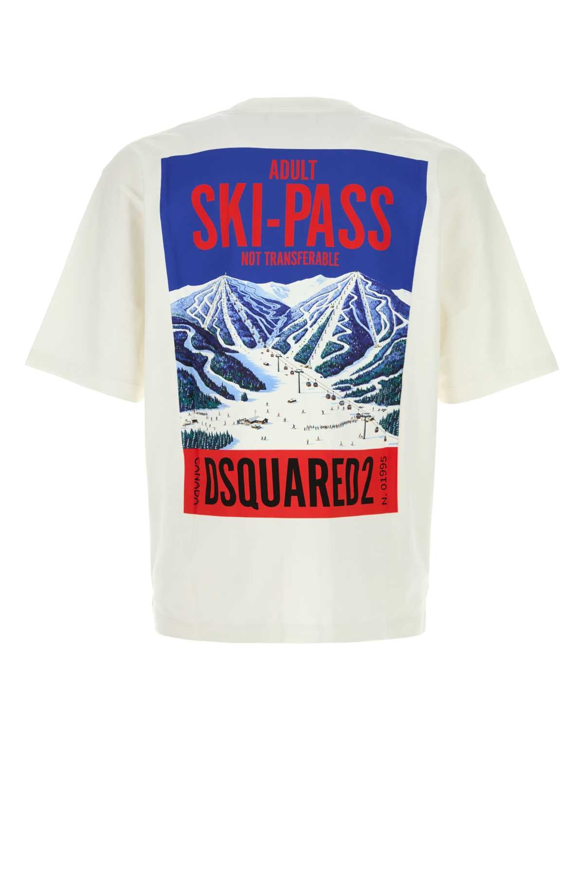 Dsquared2 Cotton T-Shirt — White, view 2