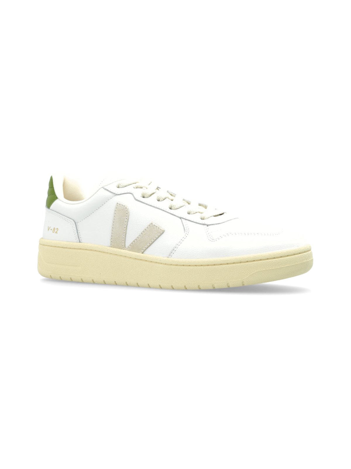 Veja Grained Leather Sneakers — White by Veja