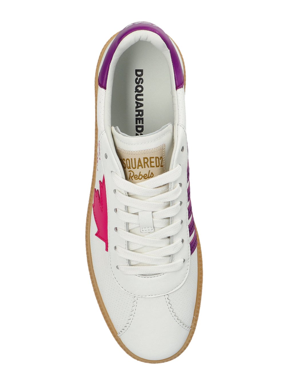 Dsquared2 Rebel Sneakers — White, view 3
