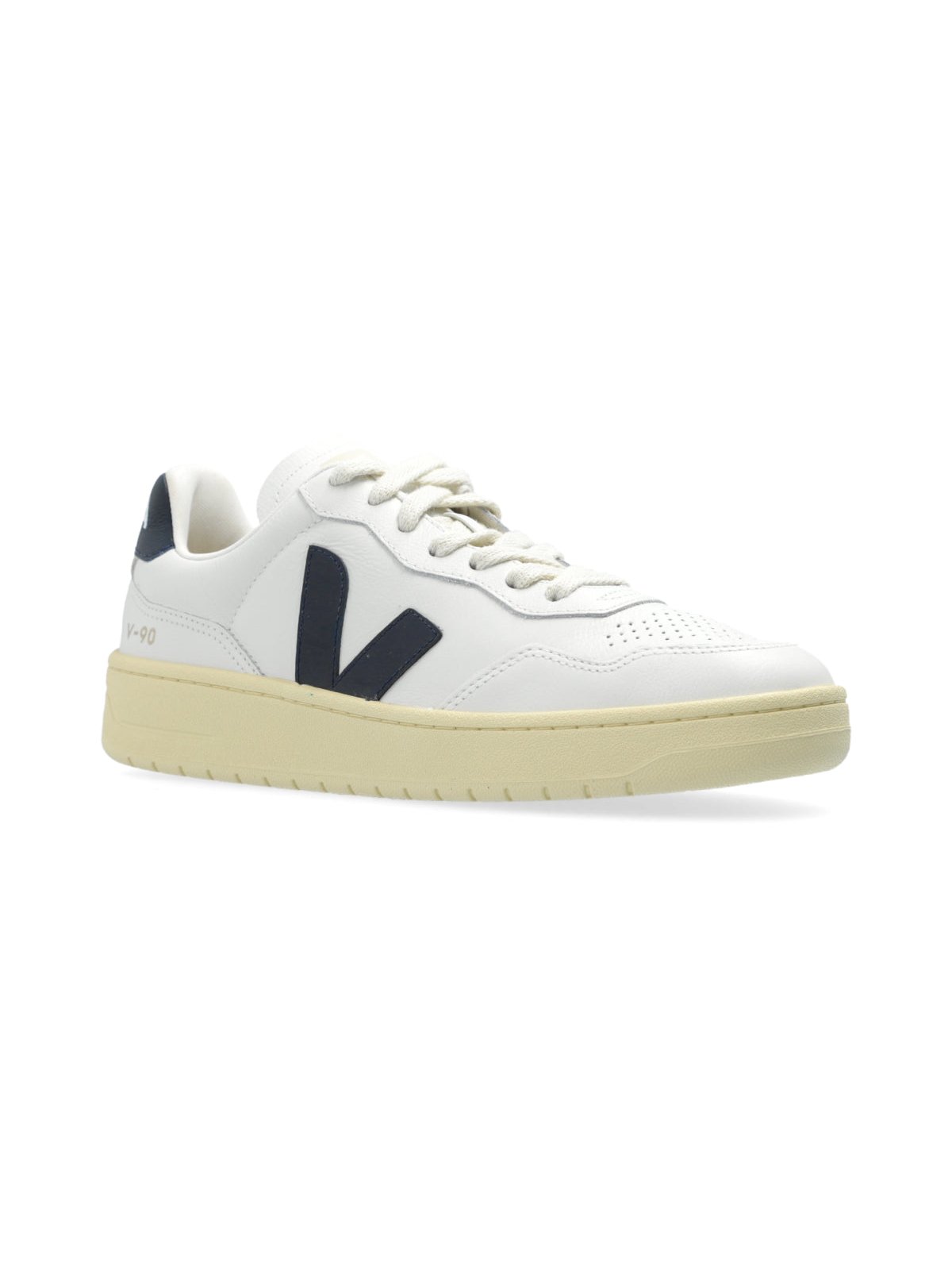 Veja Leather Low-Top Sneakers — White by Veja