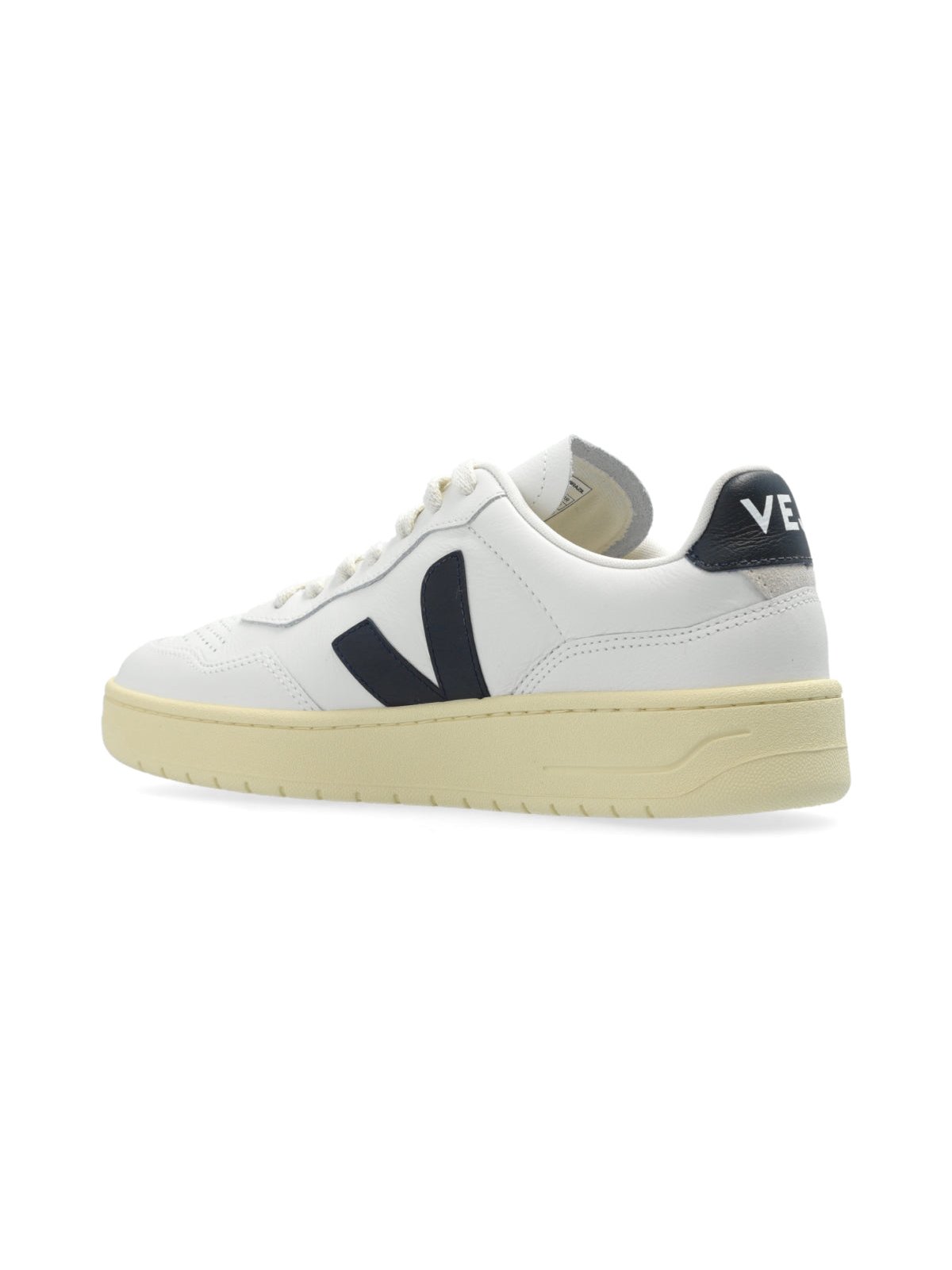 Veja Leather Low-Top Sneakers — White, view 2