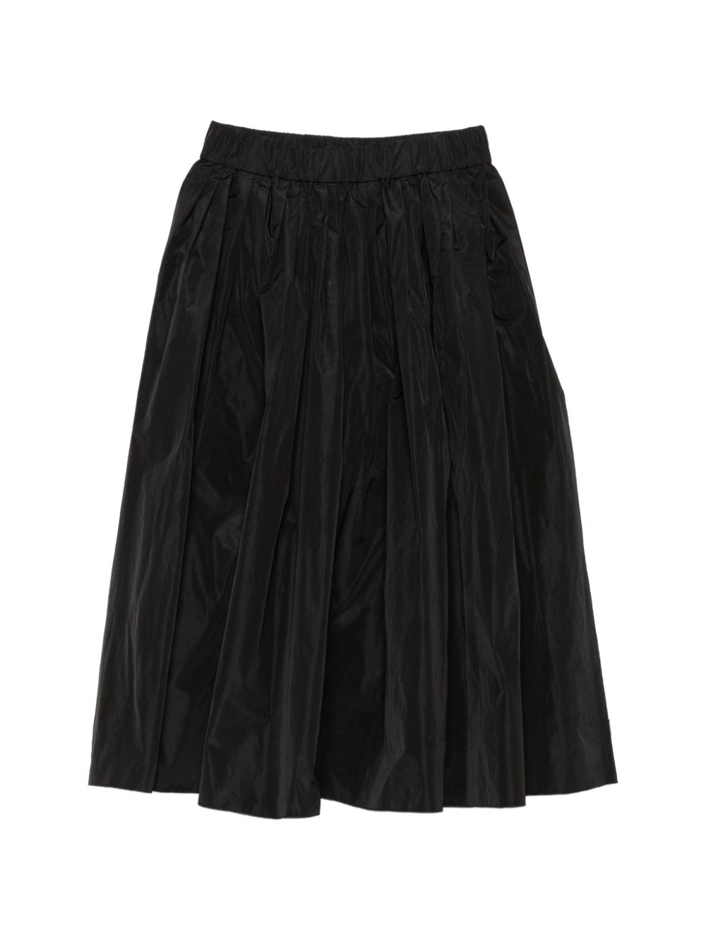 SUSANNE BOMMER Pleated Taffeta Skirt — Black by SUSANNE BOMMER