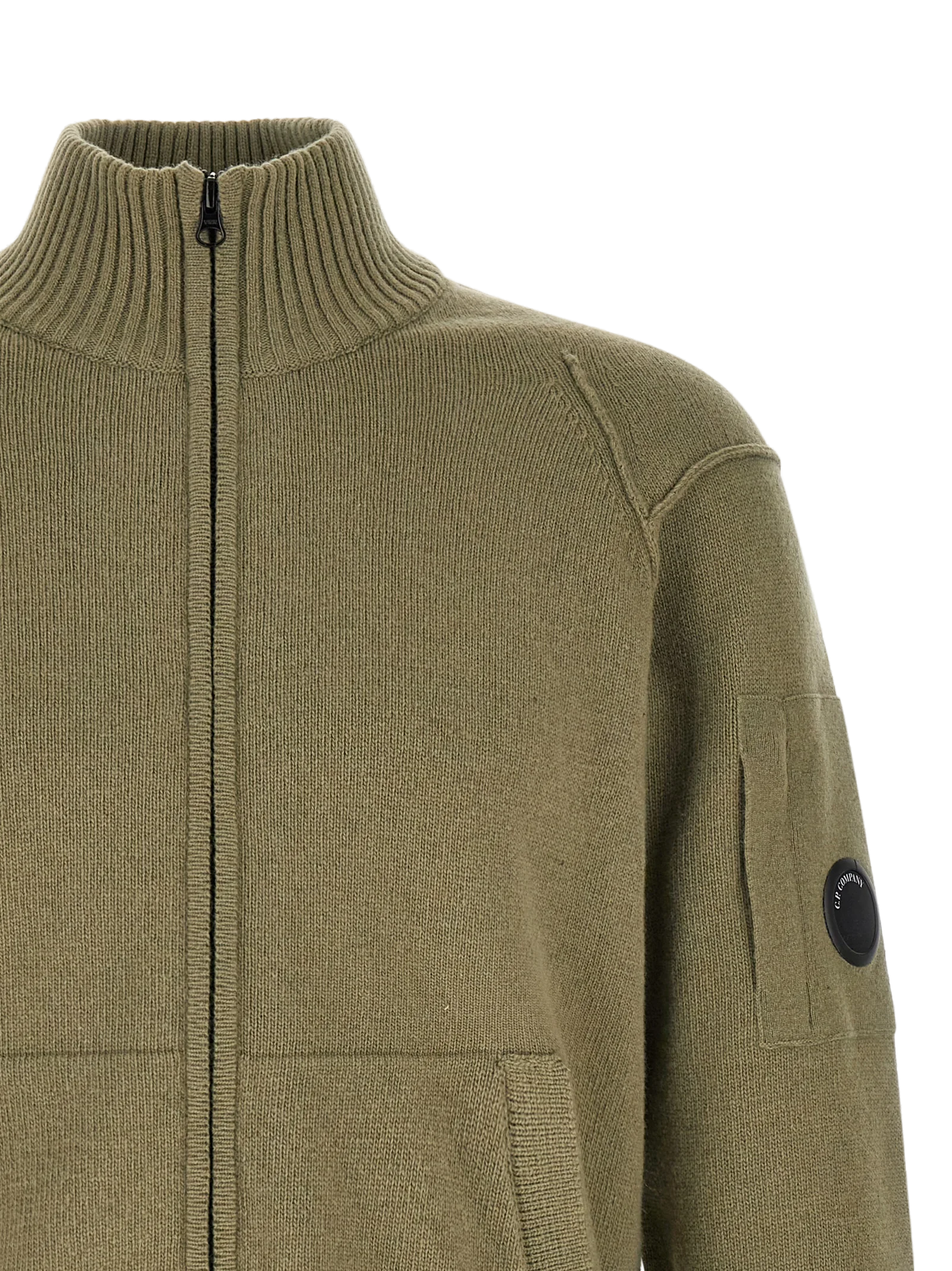 C.P. Company Wool Blend Cardigan, view 3