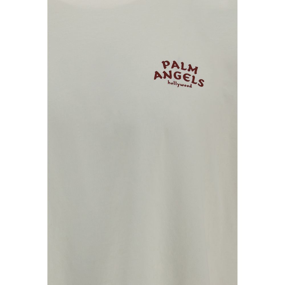 Palm Angels T-Shirt — Beige, view 3