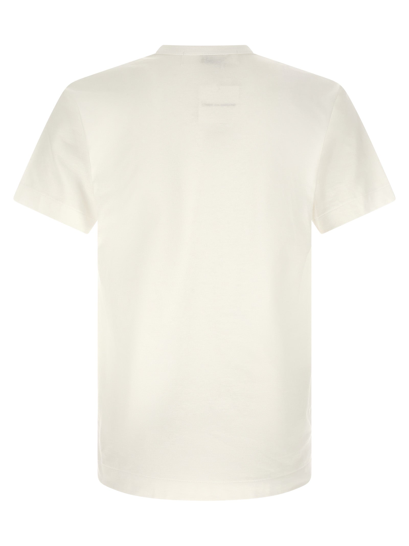 Comme Des GarçOns Play Heart-Embroidered T-Shirt — White, view 2