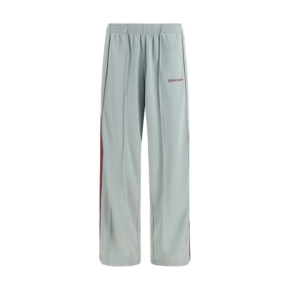 Palm Angels Logo-Print Polyester Joggers — Gray by Palm Angels