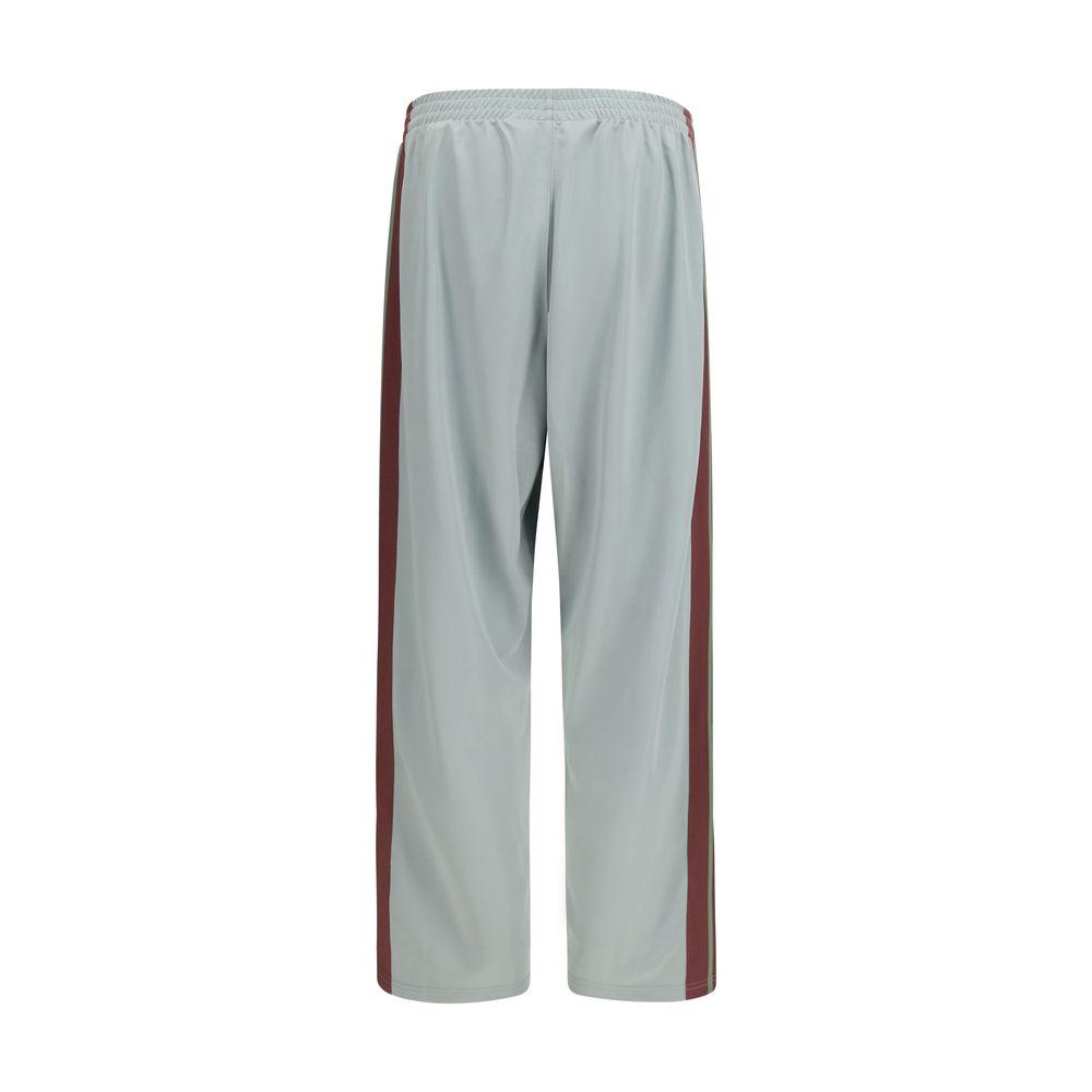 Palm Angels Logo-Print Polyester Joggers — Gray, view 2