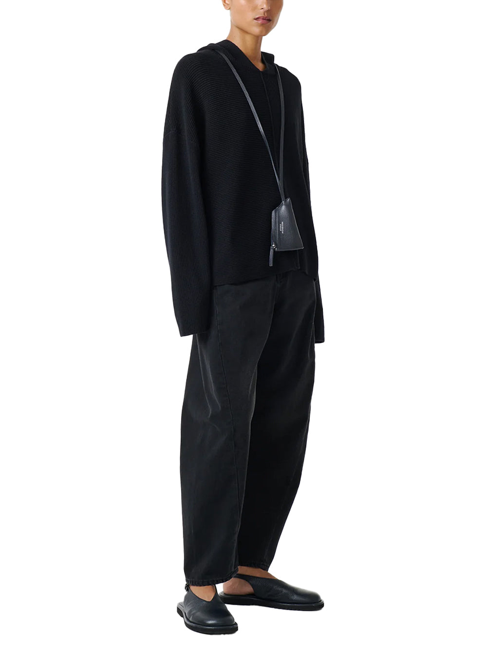 Studio Nicholson Akerman Trousers — Black, view 3