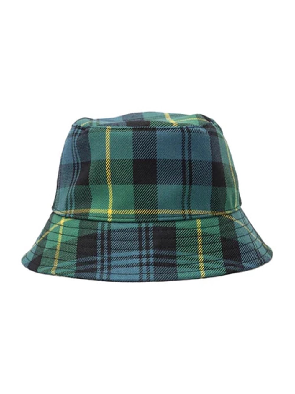 Philosophy A36015726-1387 Wool Tartan Bucket Hat — Green by Philosophy