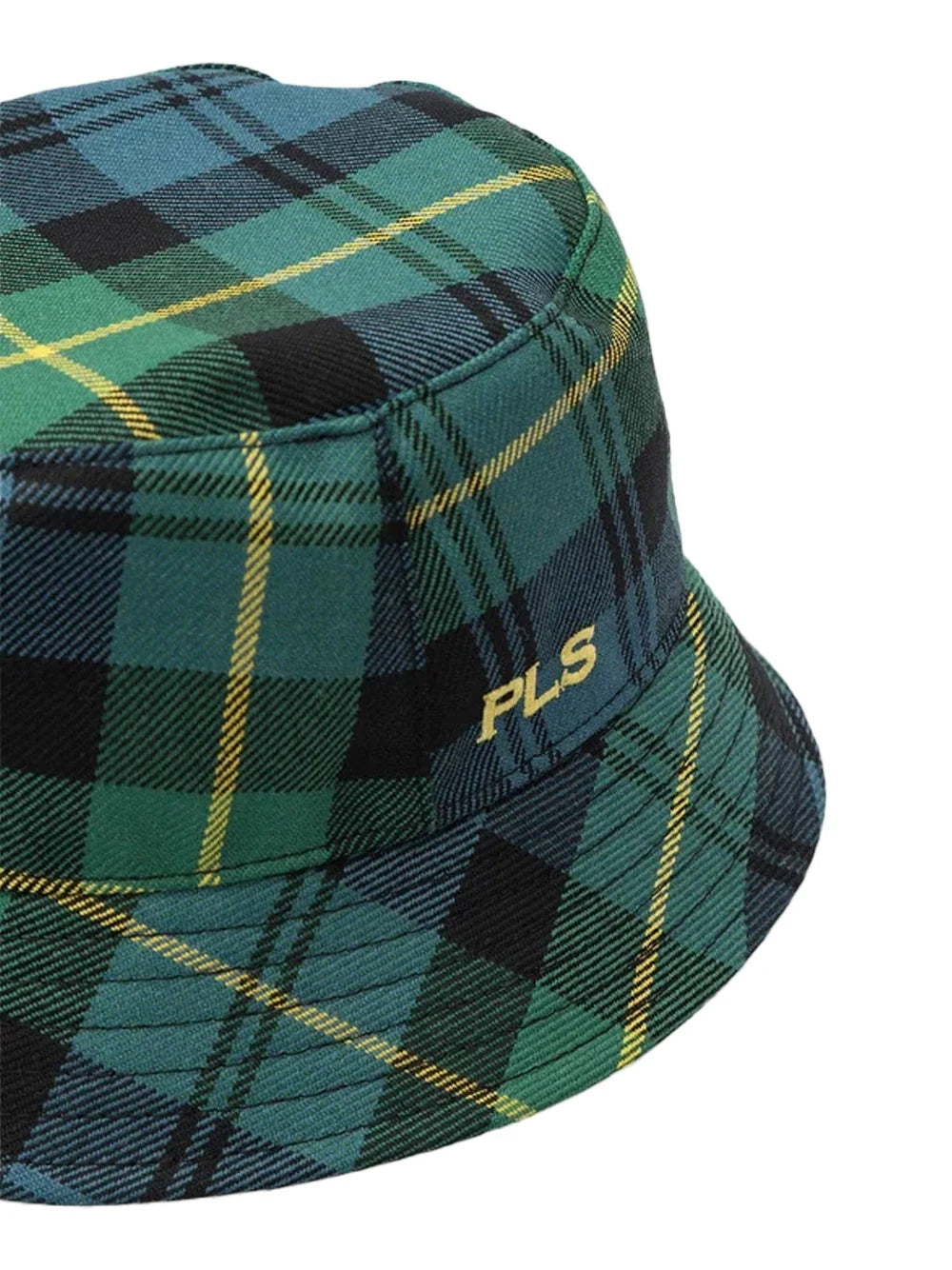 Philosophy A36015726-1387 Wool Tartan Bucket Hat — Green, view 4
