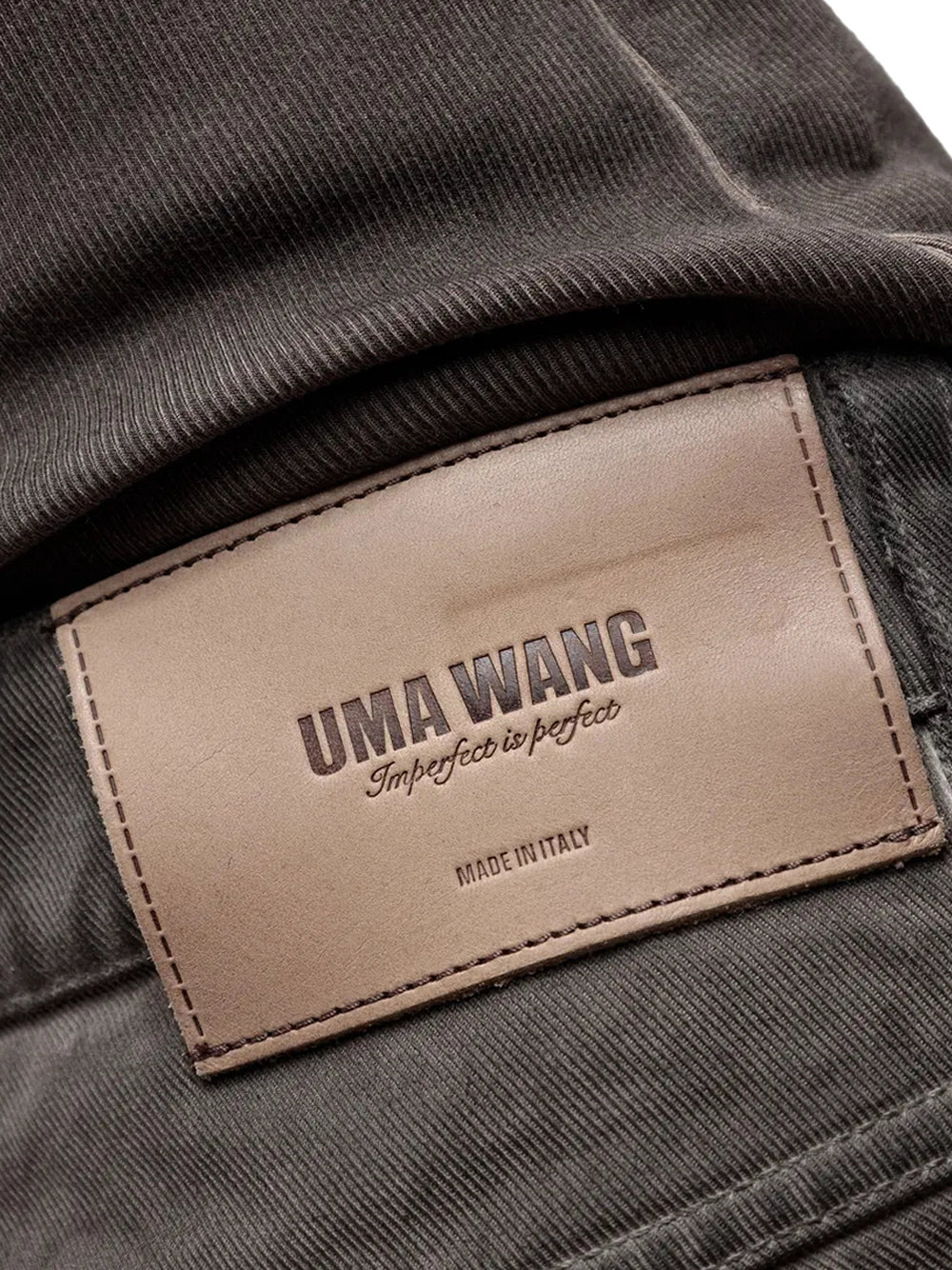 Uma Wang Phyllis Trousers — Grey Brown, view 6