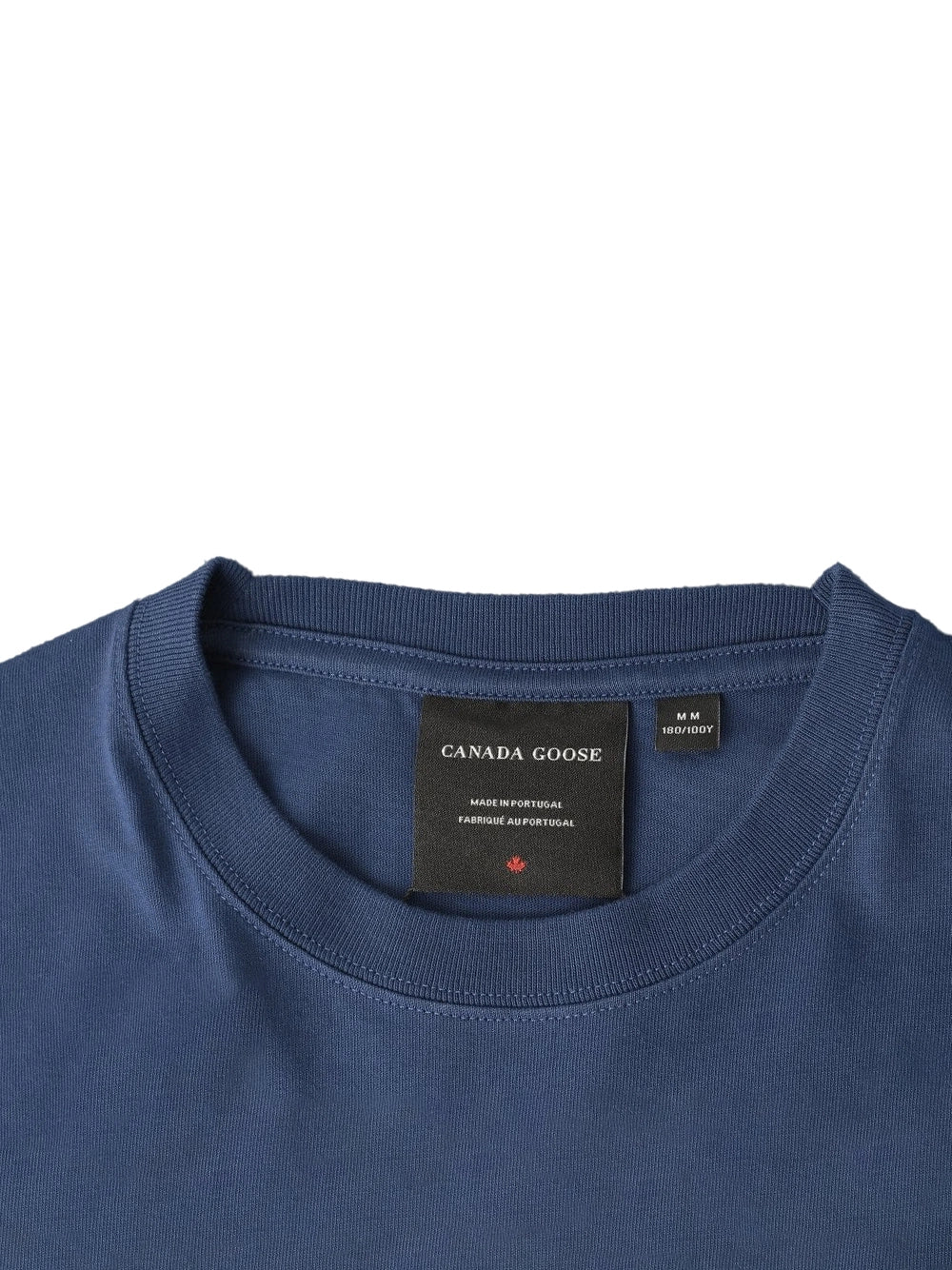 Canada Goose Organic Cotton Logo T-Shirt — Navy, view 3