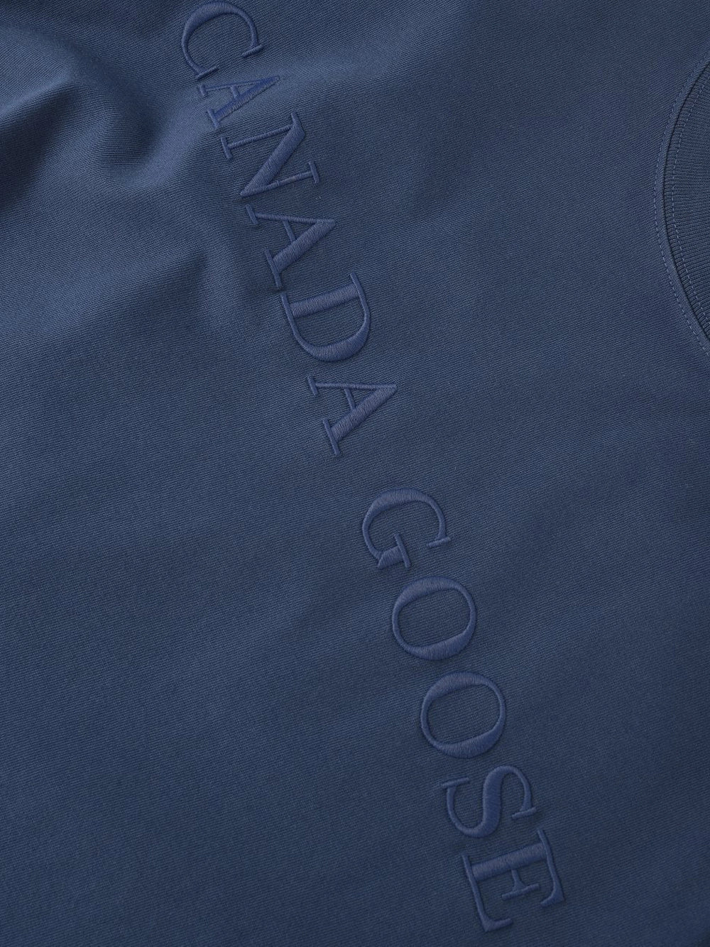 Canada Goose Organic Cotton Logo T-Shirt — Navy, view 4