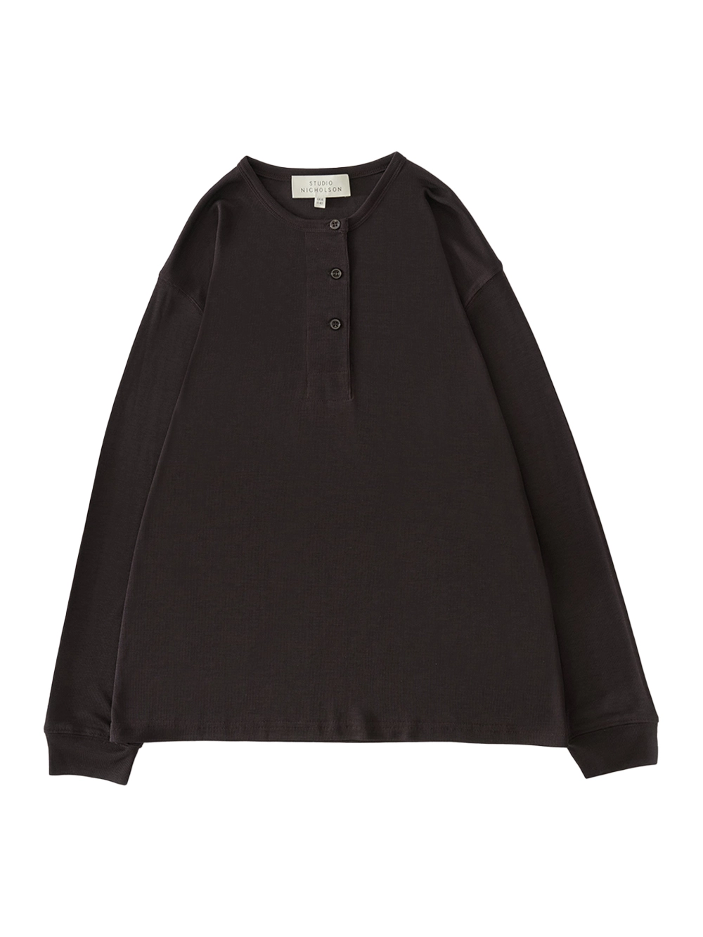 Studio Nicholson Rutas Shirt — Black, view 2