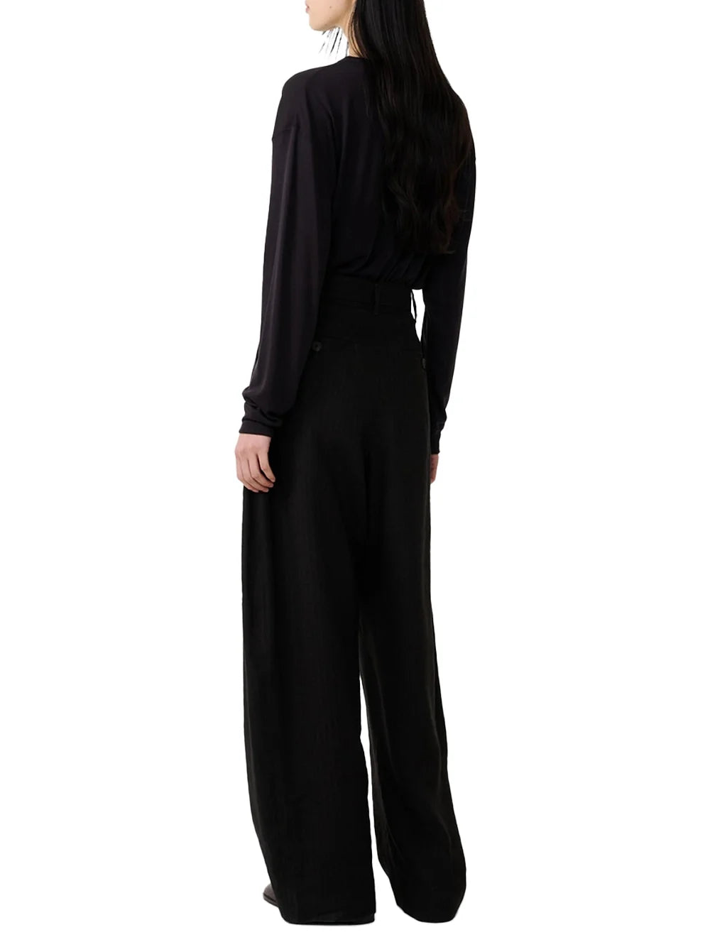 Studio Nicholson Rutas Shirt — Black, view 6
