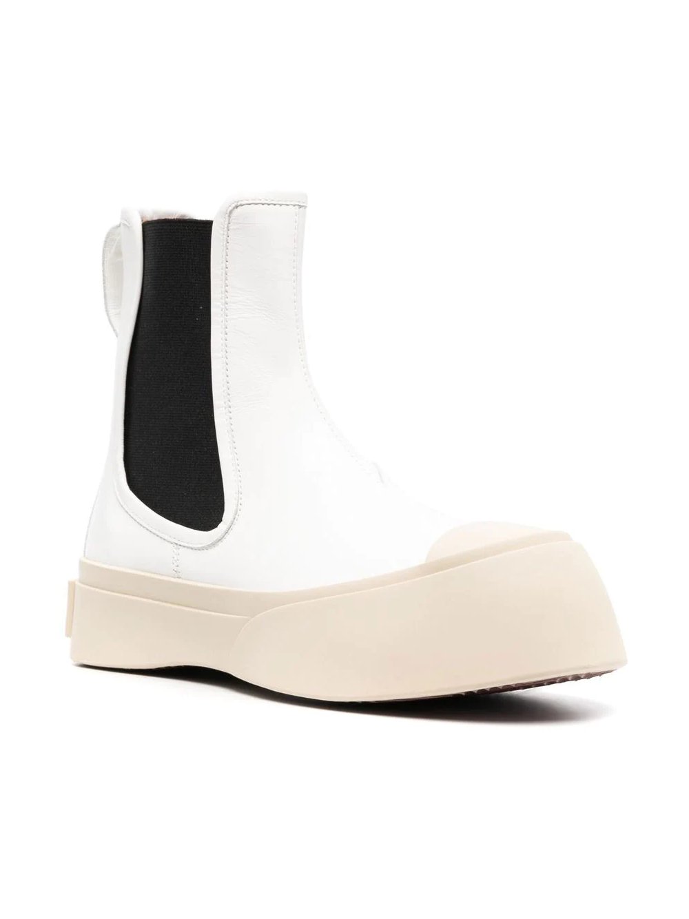Marni Chelsea Boots — White, view 2