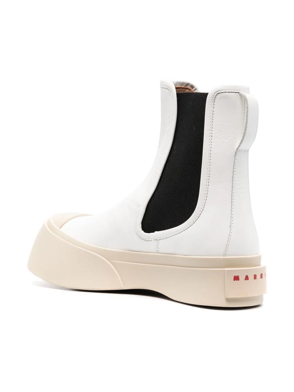 Marni Chelsea Boots — White, view 3