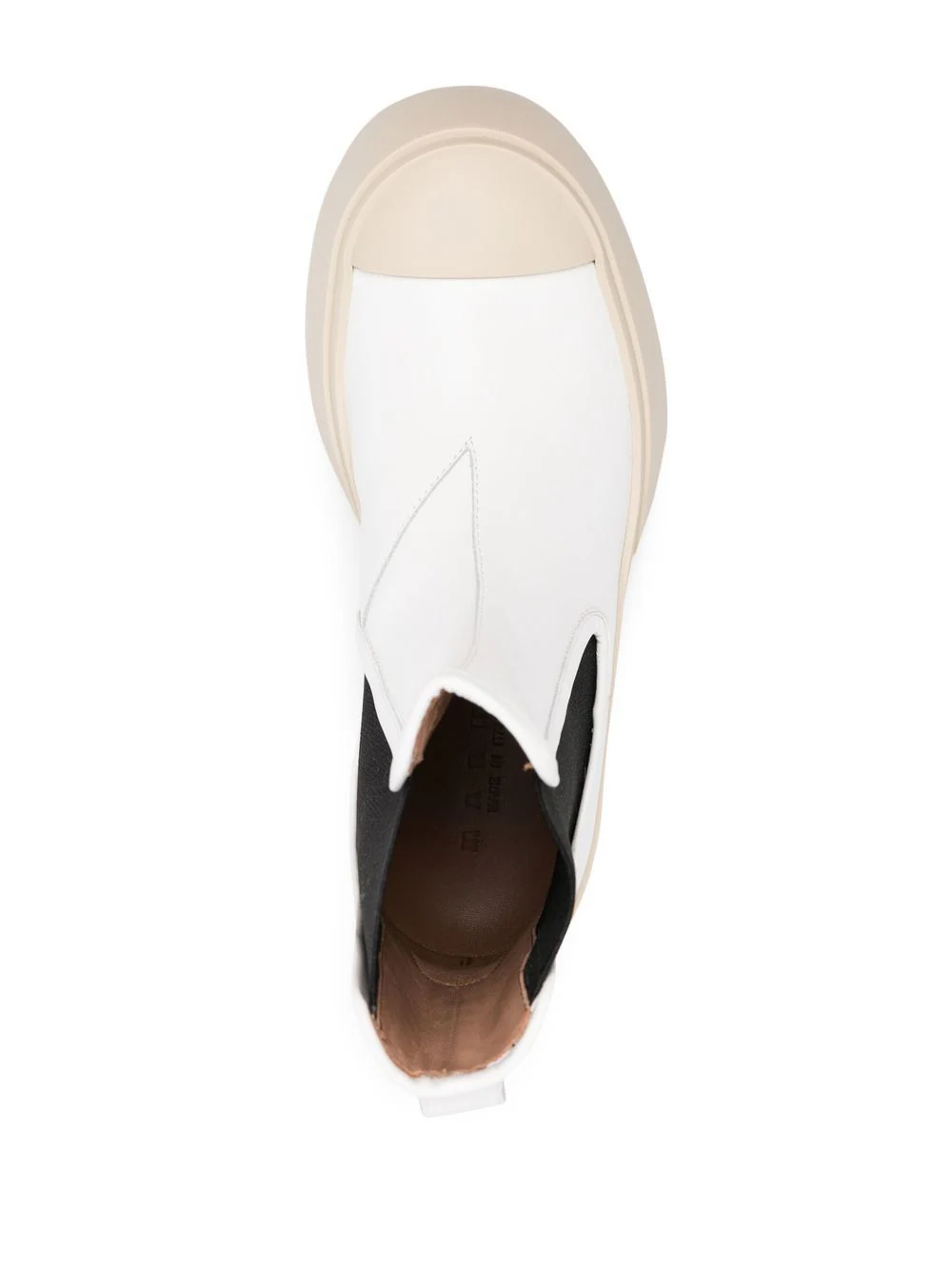 Marni Chelsea Boots — White, view 4