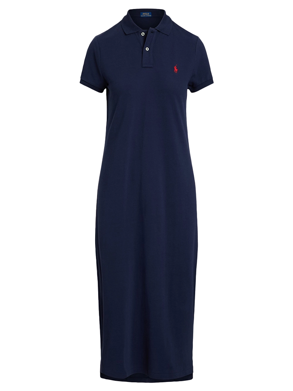 Ralph Lauren Mesh Polo Polo Dress — Navy by Ralph Lauren
