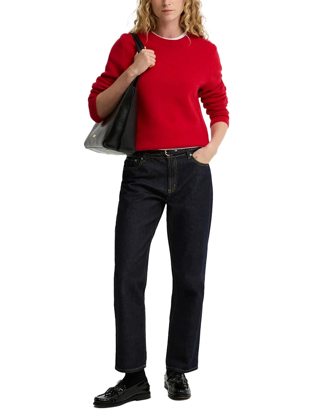 Barbour Woodhouse Sweater — Red, view 2