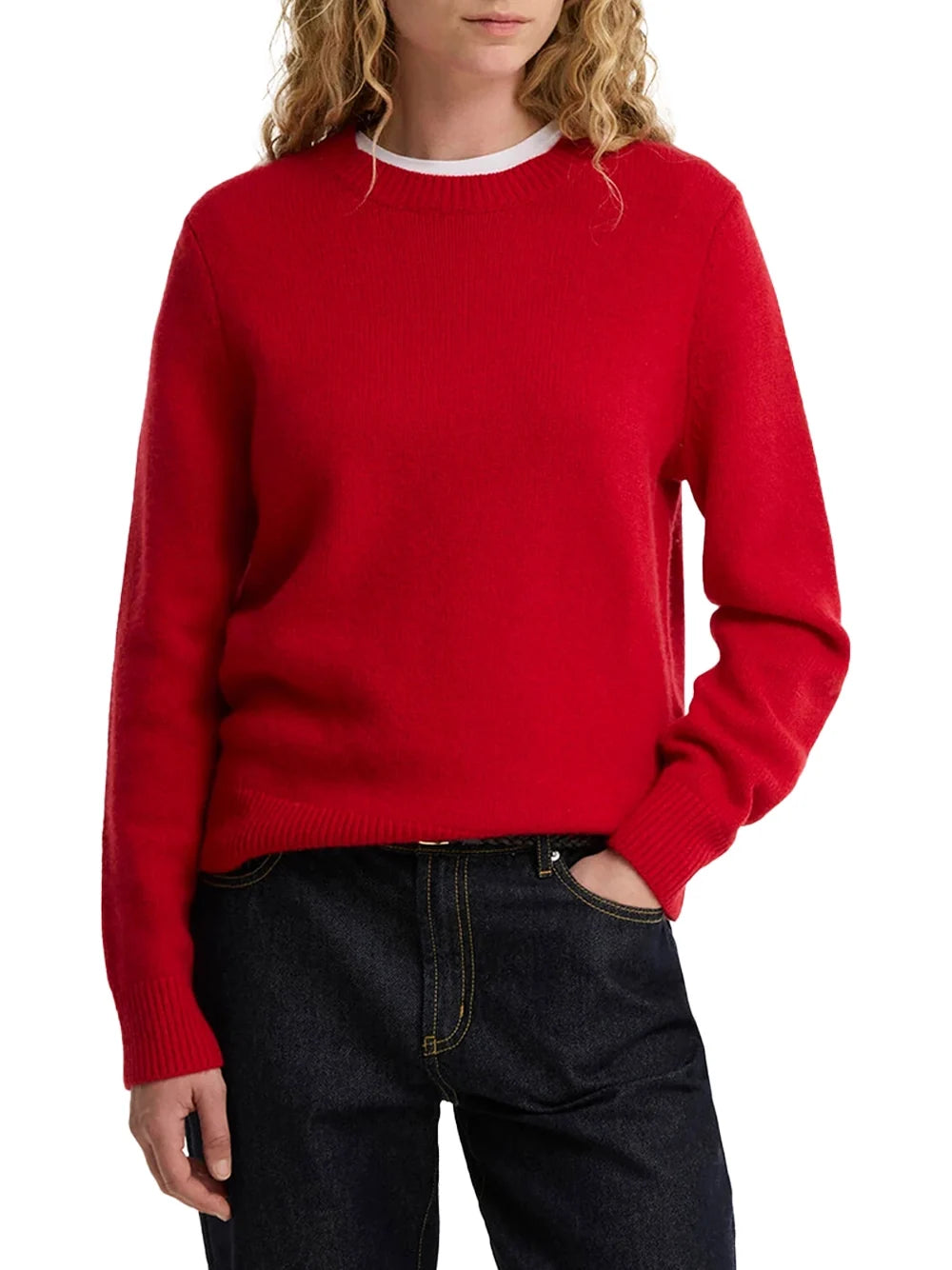 Barbour Woodhouse Sweater — Red, view 3